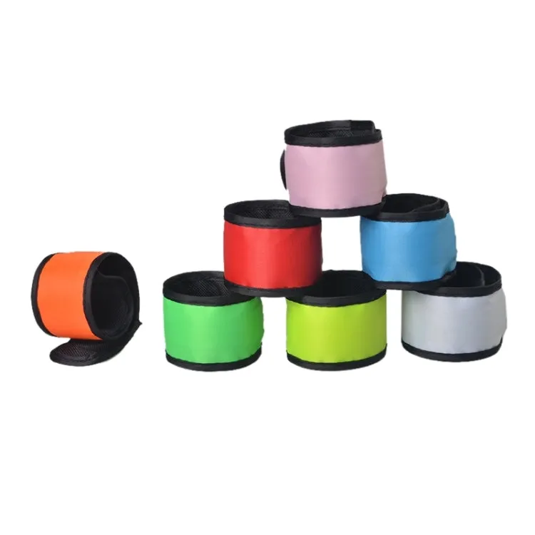 LED Luminous Slap Pat Circle Outdoors sports Wristband, Small, Size:26*4cm(Green)