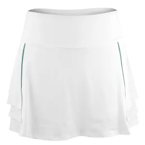 Lija Women's Be Your Best Down the Line 14" Skort - White