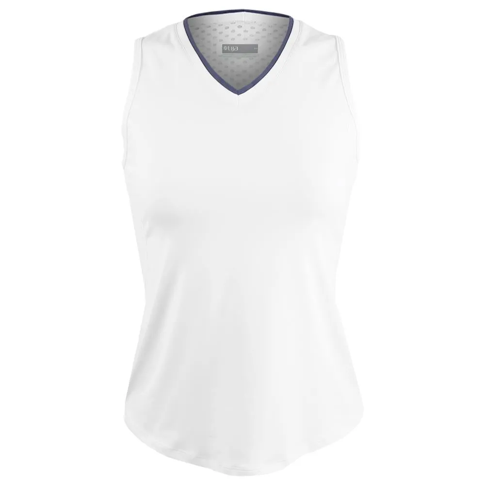 Lija Women's Be Your Best Victory Tank - White