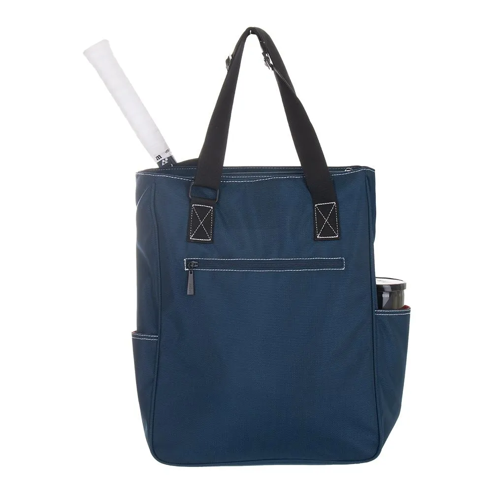 Maggie Mather Navy Tennis Totes