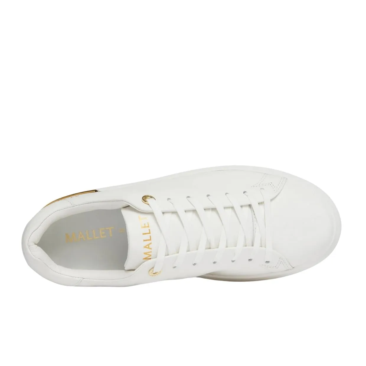 Mallet London GRFTR Lite White Gold Trainers