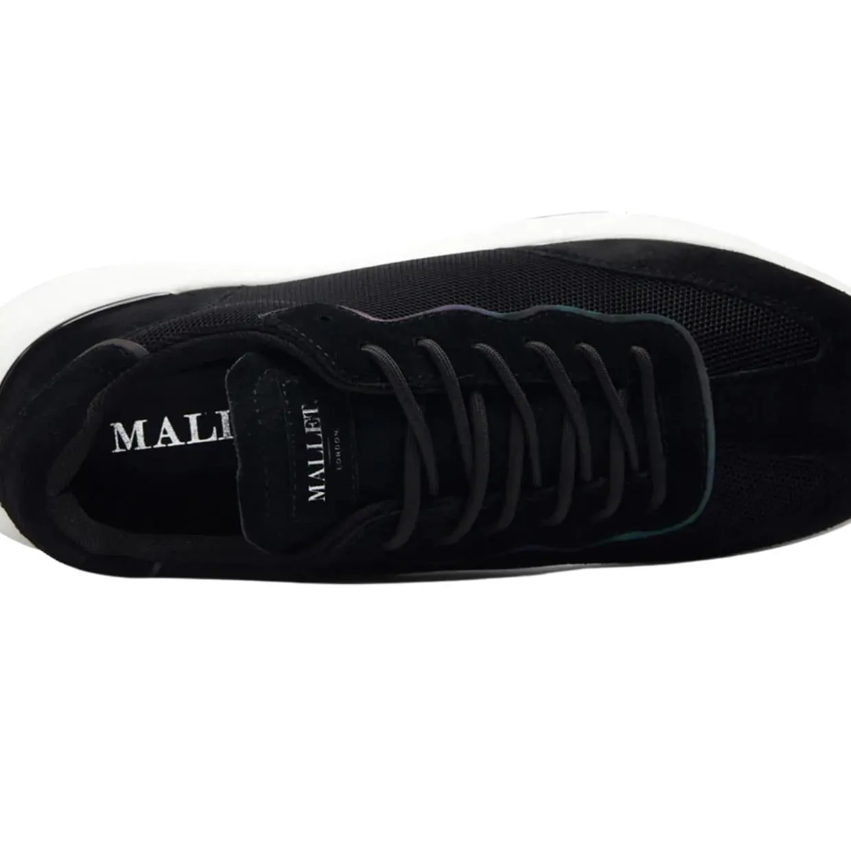 Mallet London Packington Black Reflect Trainers