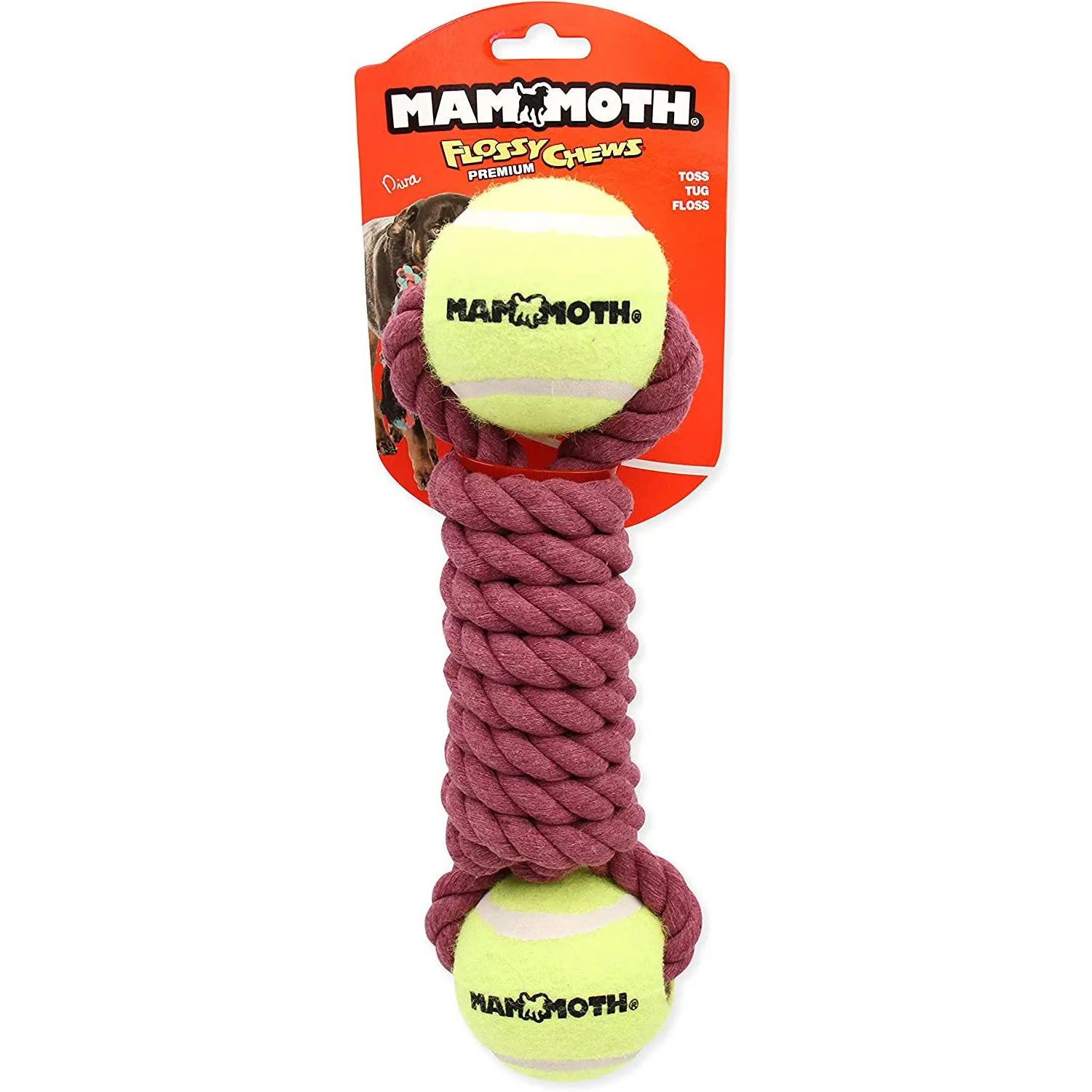 Mammoth Twister Bone with 2 Tennis Balls