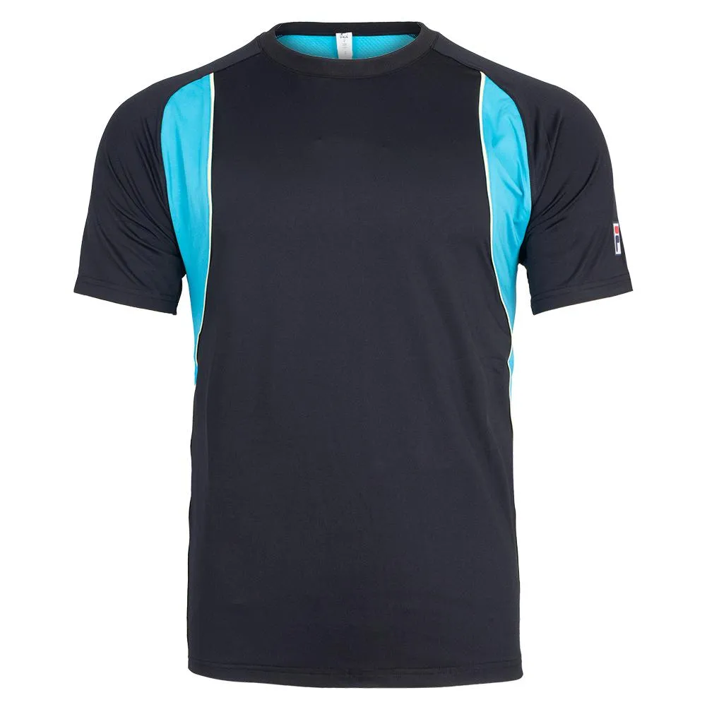 Men's Backspin Short Sleeve Mesh Tennis Crew