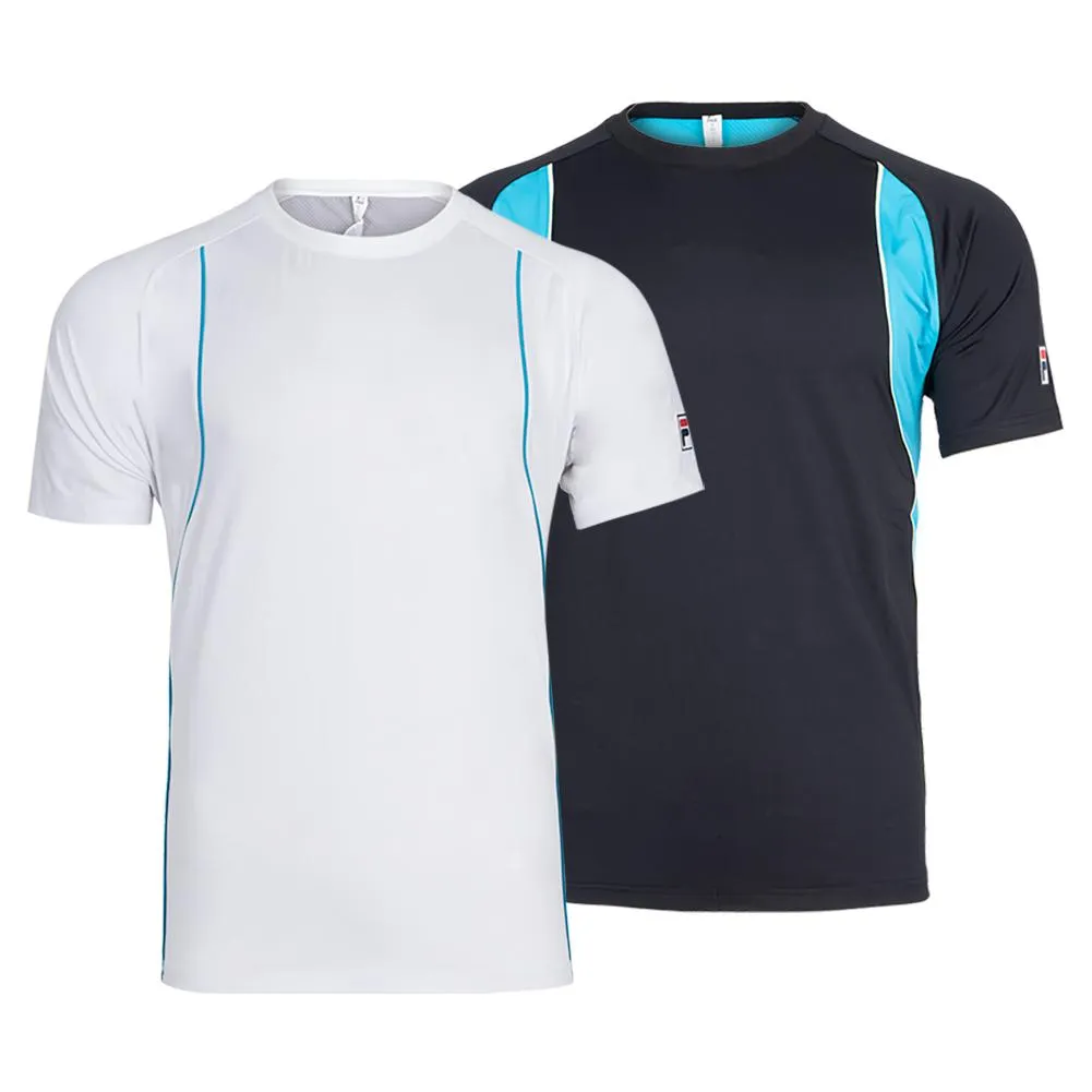 Men's Backspin Short Sleeve Mesh Tennis Crew