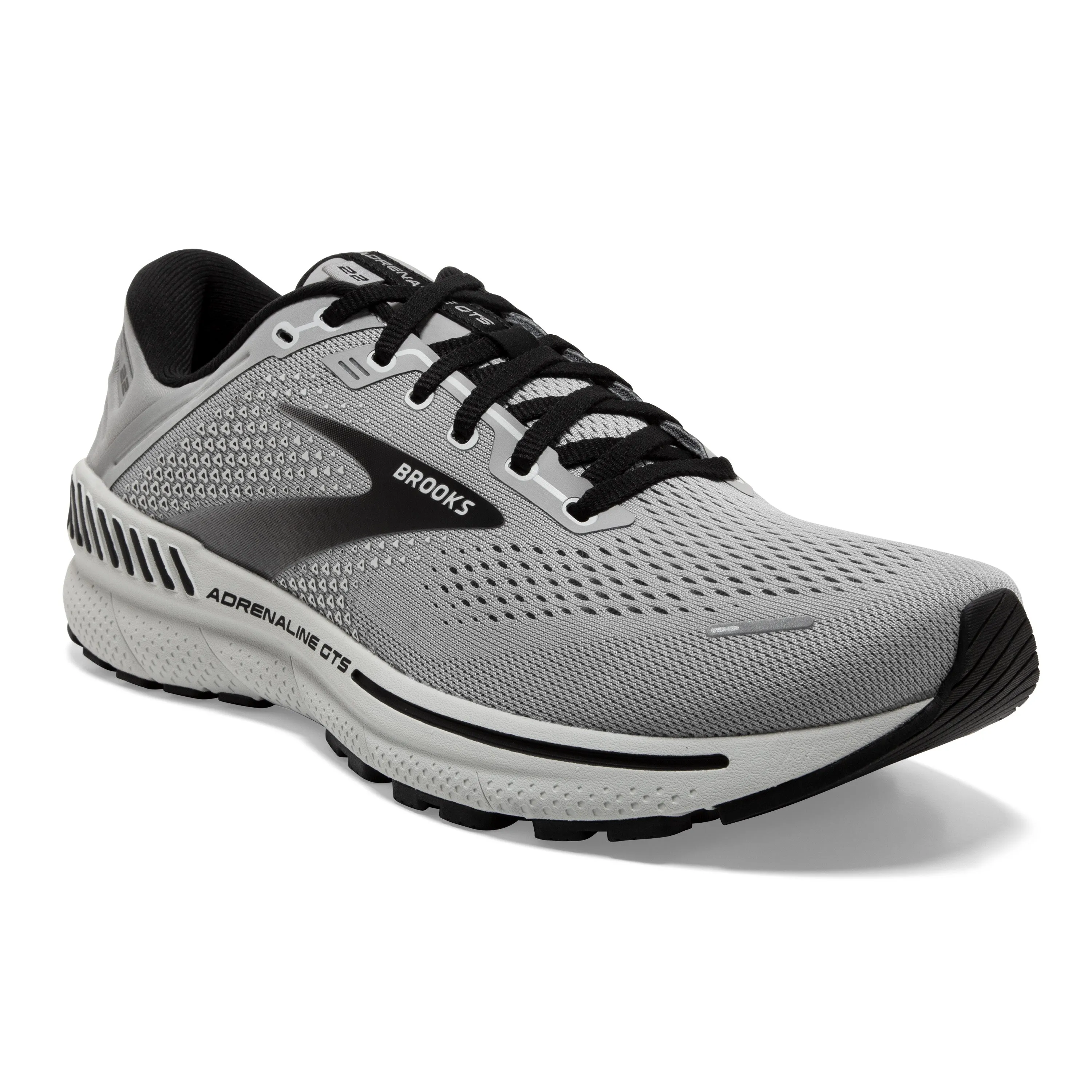 Men's Brooks Adrenaline GTS 22 Color: Alloy/Grey/Black