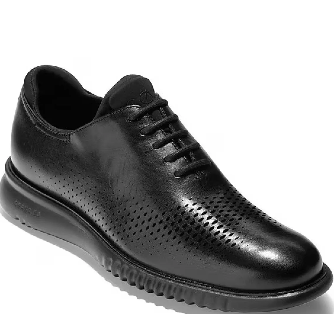 MEN'S COLE HAAN 2 ZERØGRAND LASER WING OXFORDS | BLACK