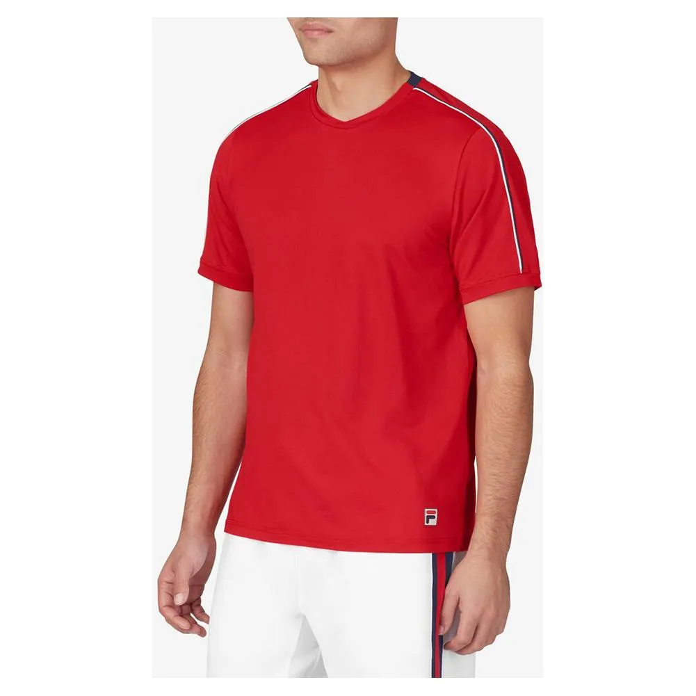 Men's Heritage Essentials Jacquard Tennis Crew