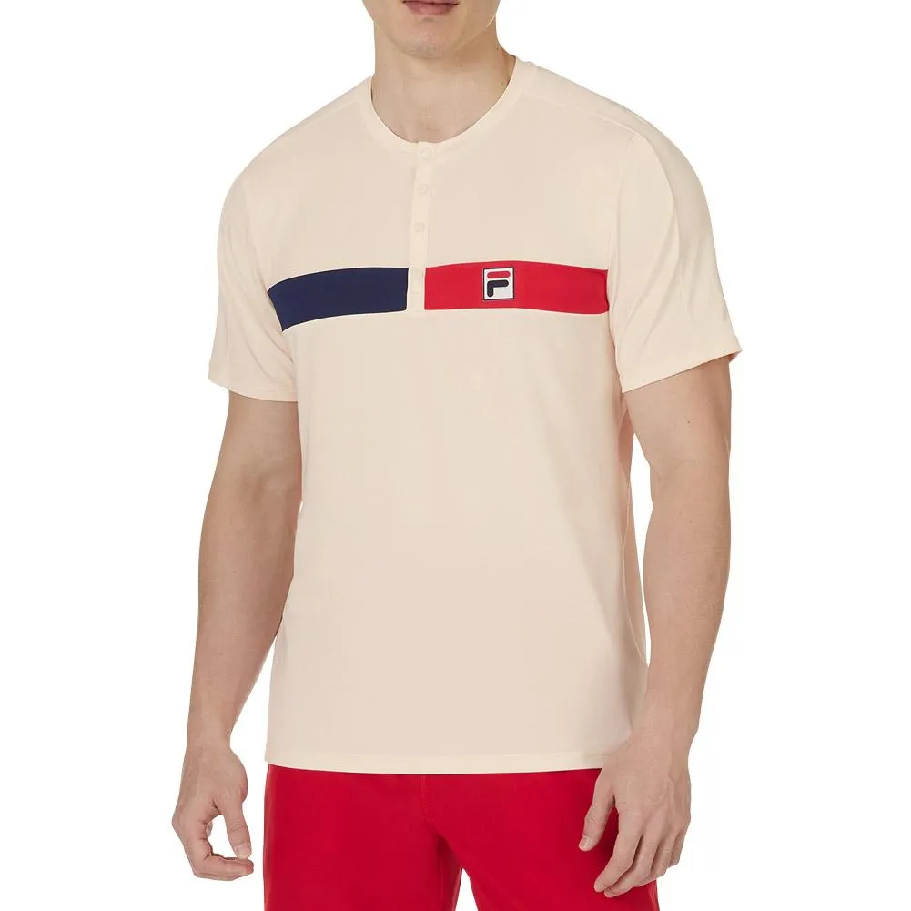 Men's Heritage Short Sleeve Henley Tennis Polo