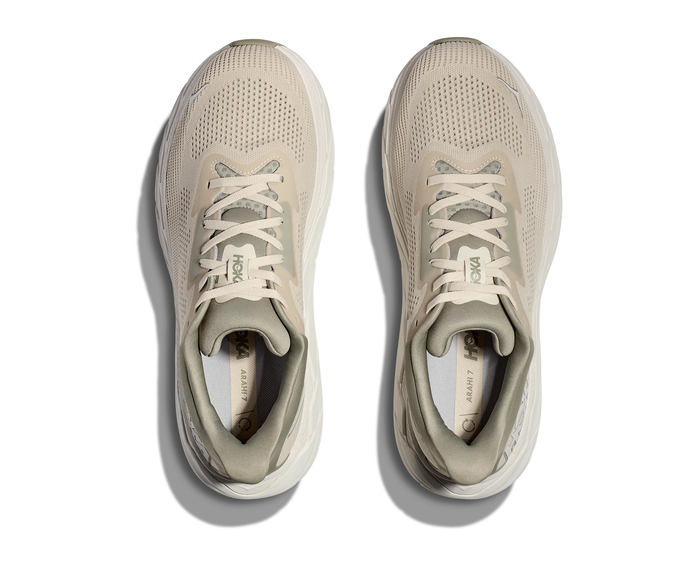 Men's Hoka Arahi 7 Color: Oat Milk/ Barley