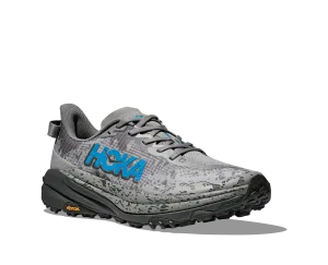 Men's Hoka Speedgoat 6 Color: Galactic Grey/Hoka Blue (WIDE WIDTH)