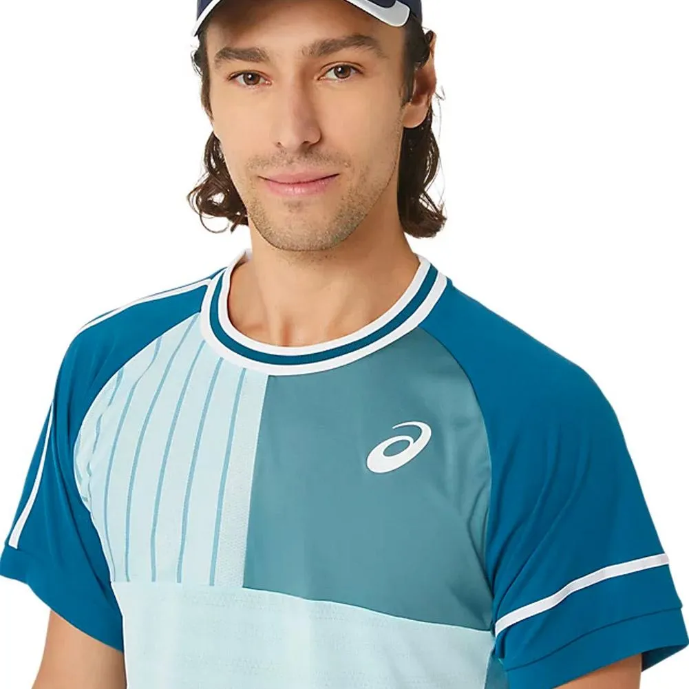 Men`s Match Short Sleeve Tennis Top