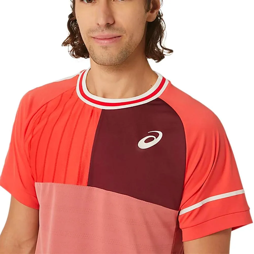 Men`s Match Short Sleeve Tennis Top