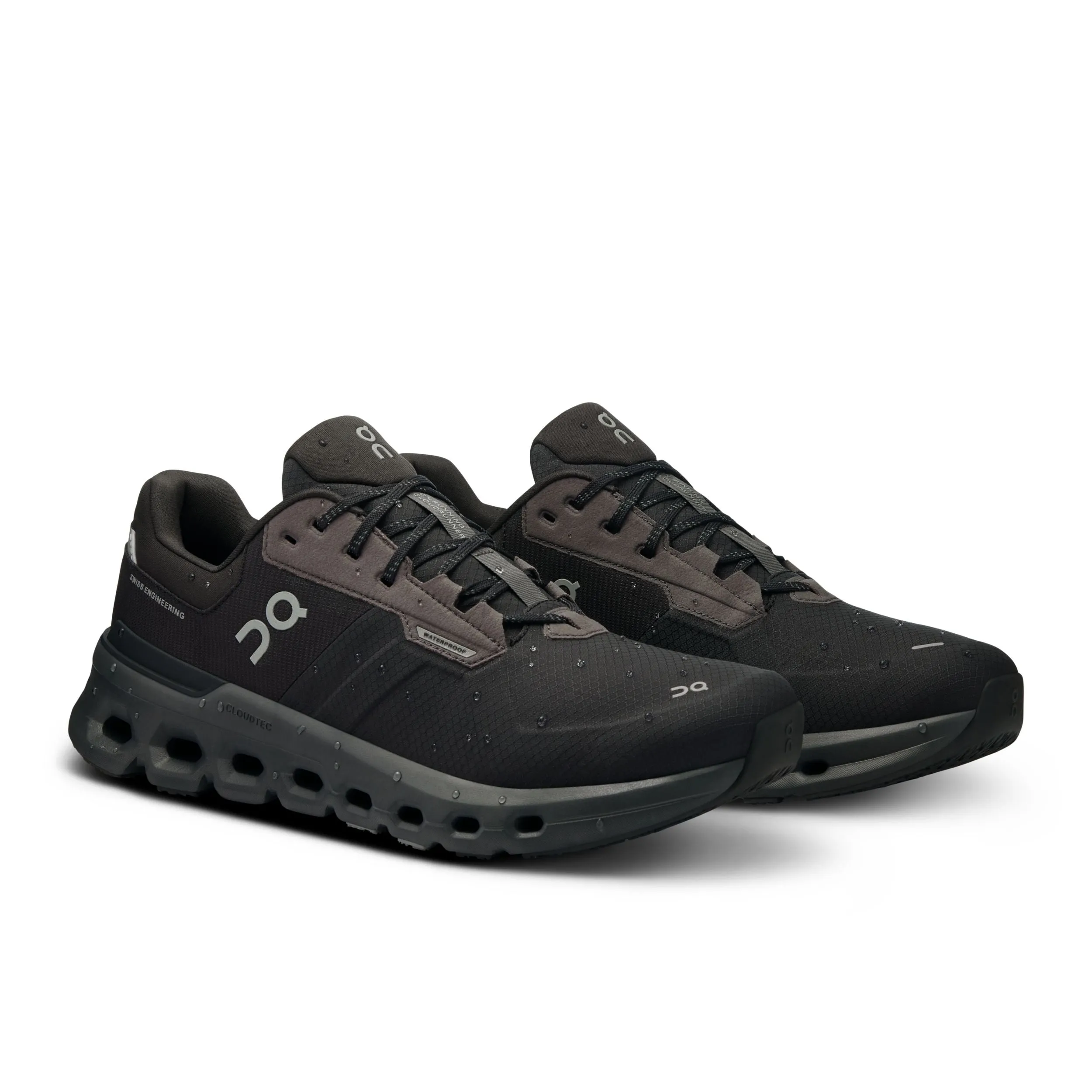 Men's ON Cloudrunner 2 Waterproof Magnet/Black