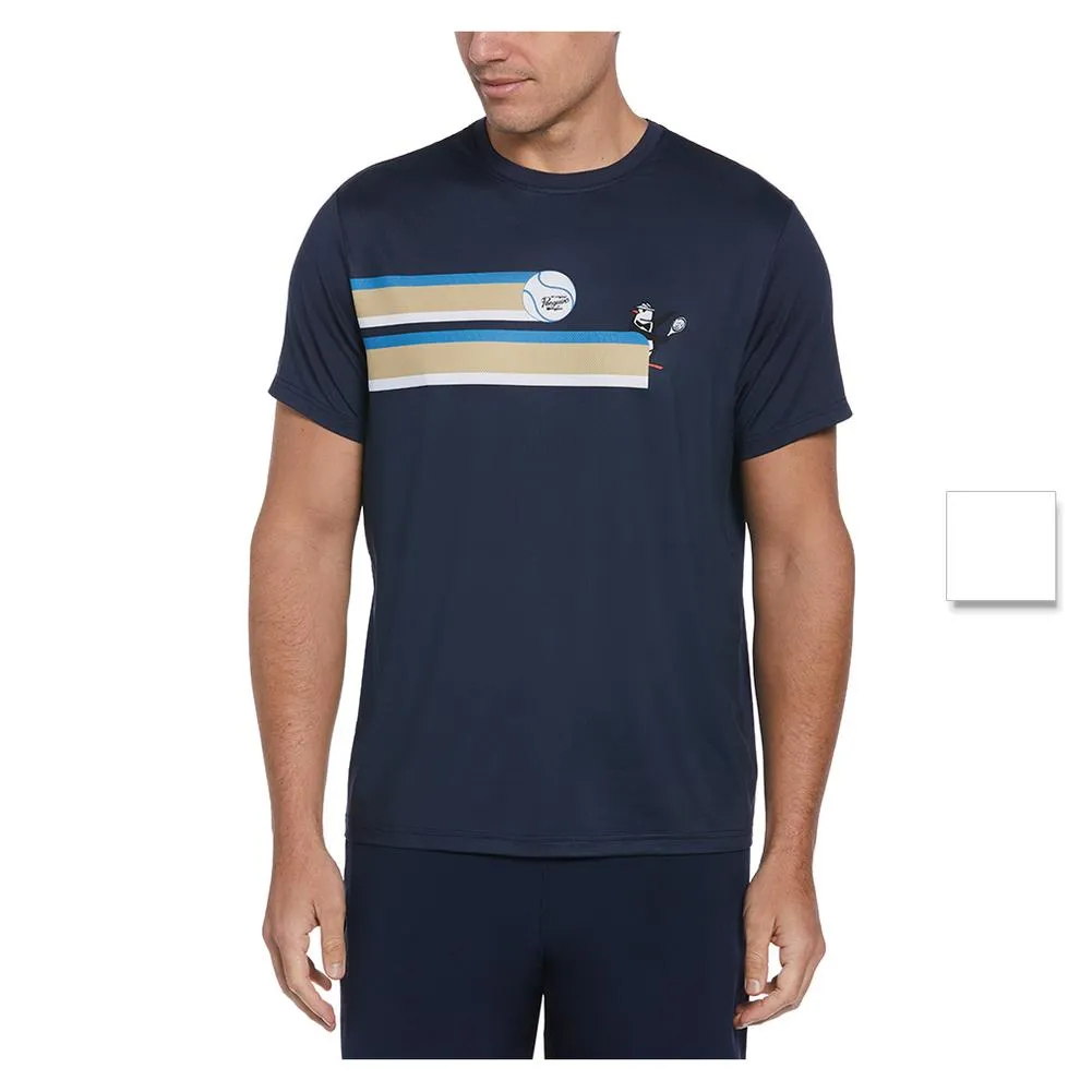 Men`s Performance 80S Graphic Tennis Top