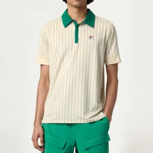 Mens Performance Iconic BB1 Tennis Polo Green Jacket and Angora