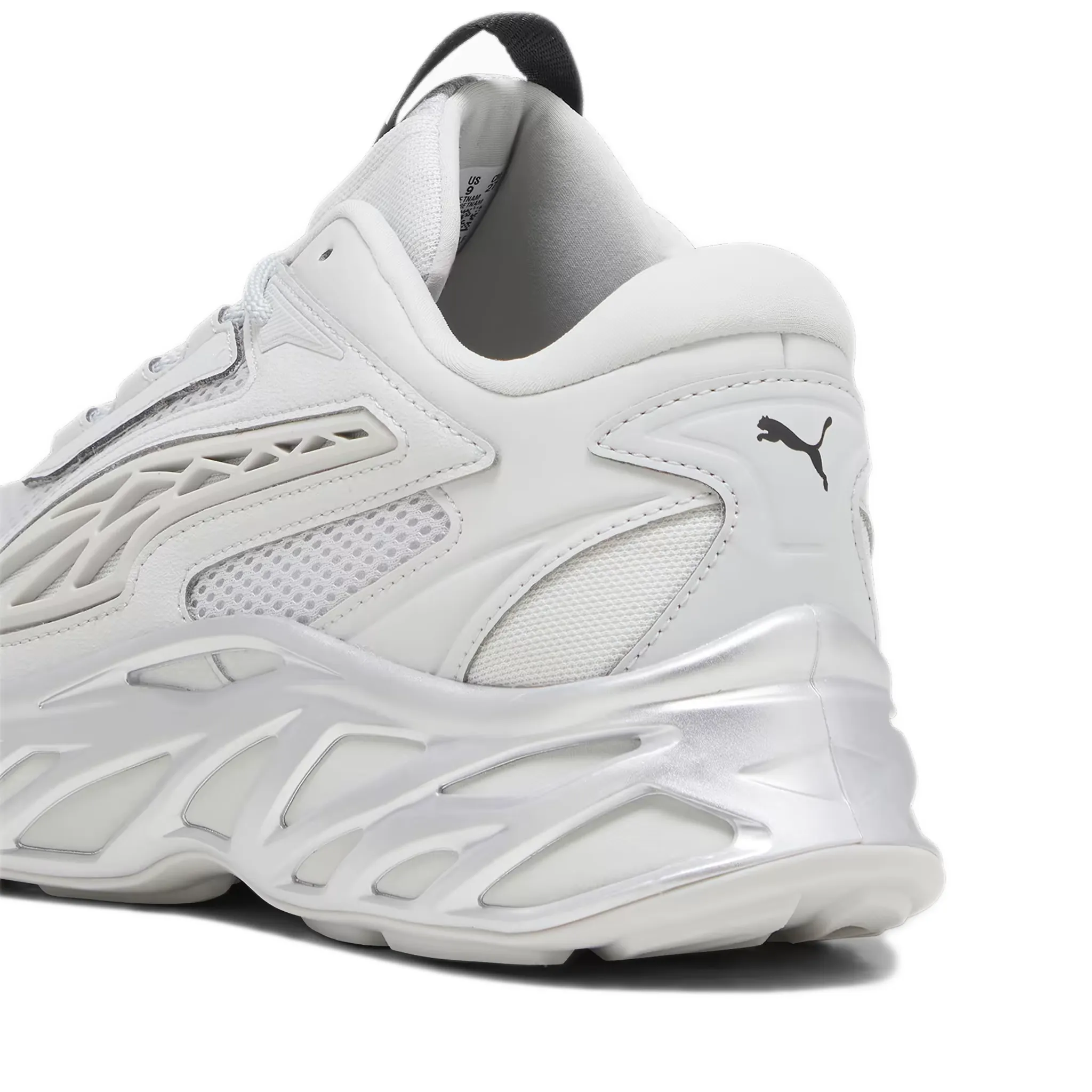 Men's Puma Exotek NITRO Mirrored Shoes - White/Silver