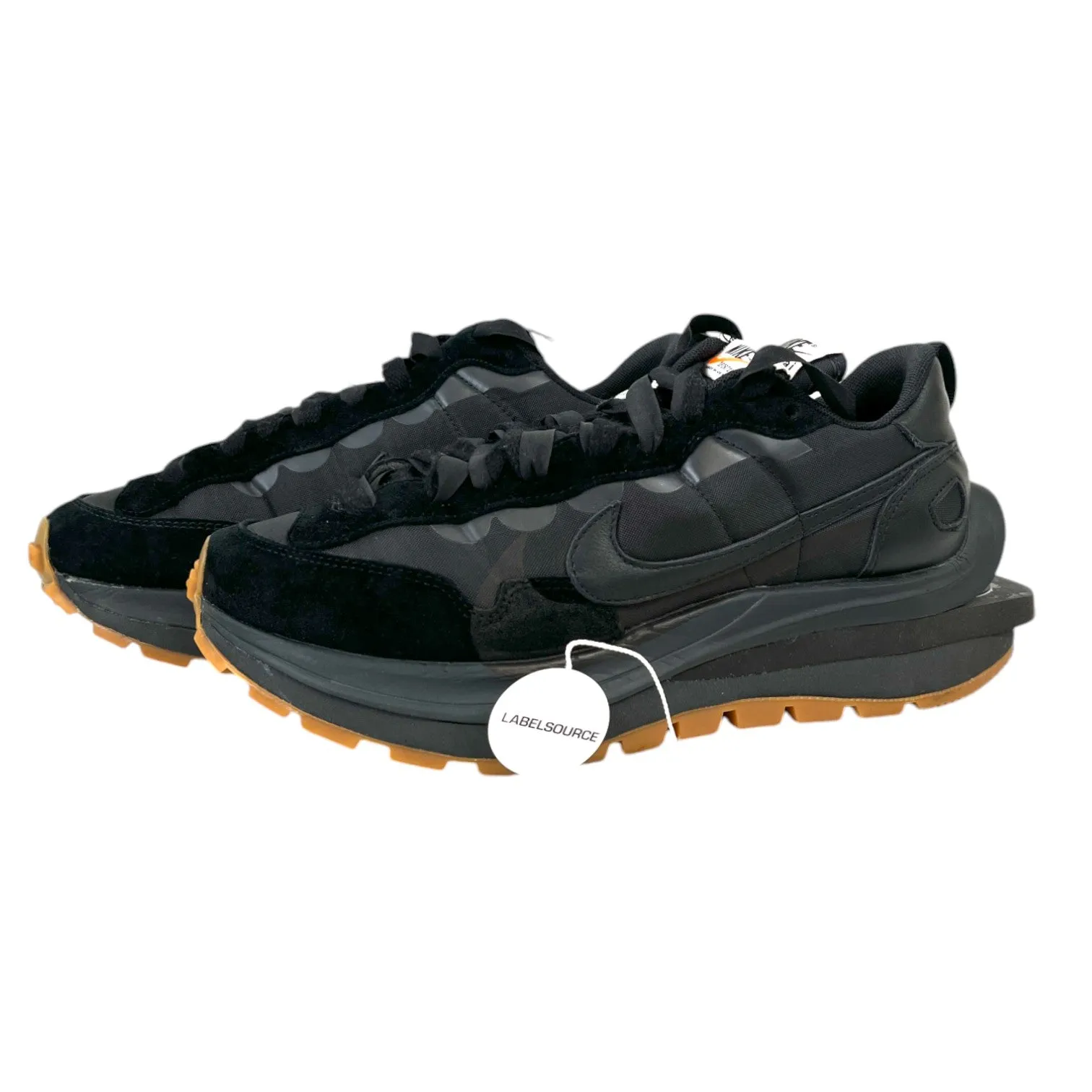 Men's Sacai Vaporwaffle Low Trainers Black Size EU 42 / UK 8