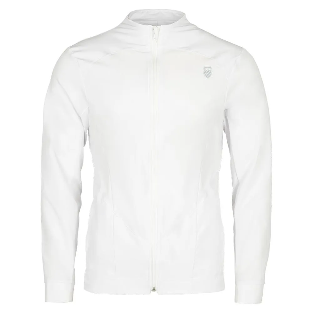 Men's Shield Tennis Jacket White