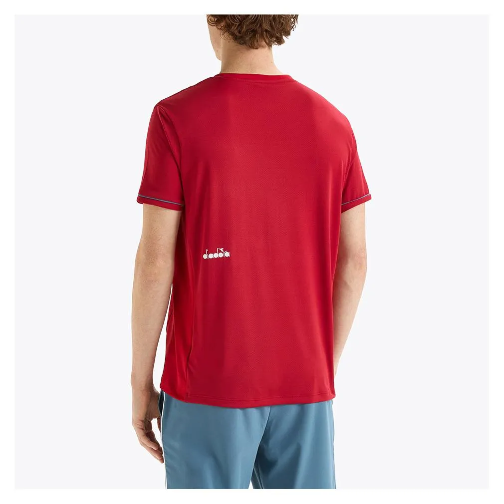 Men's Short Sleeve Tennis Tee Chili Pepper