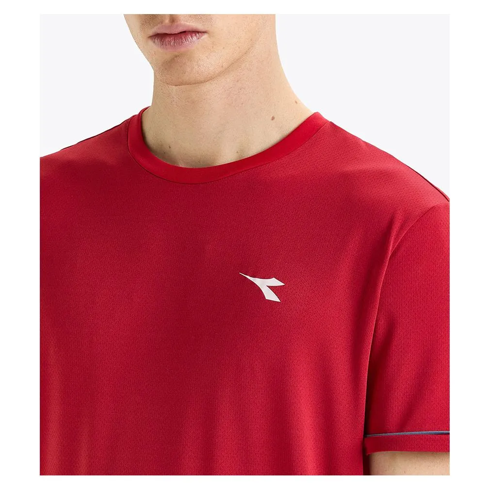 Men's Short Sleeve Tennis Tee Chili Pepper