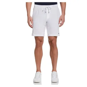 Men`s Solid Athletic 9 Inch Tennis Short Bright White