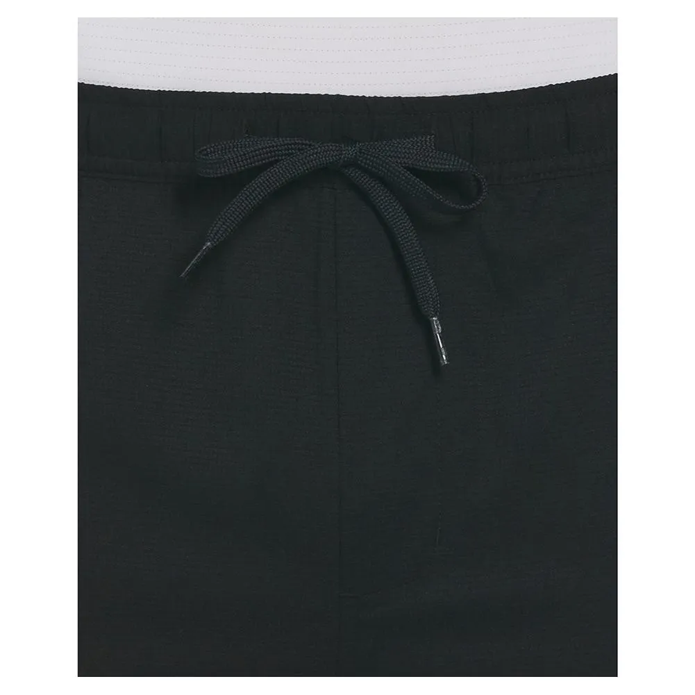 Men`s Solid Athletic 9 Inch Tennis Short Caviar