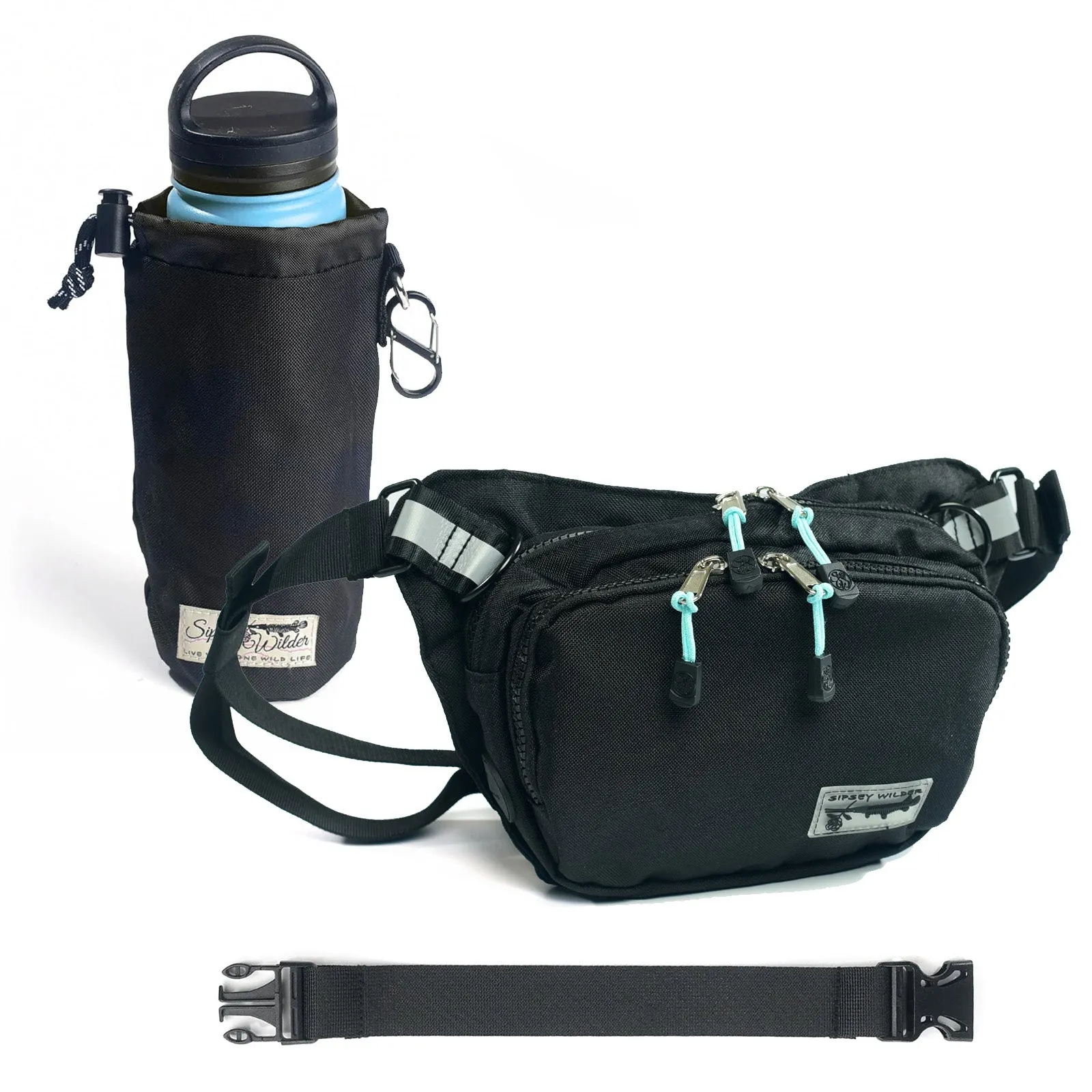 Midnight Black Rover Hip Pack 2.0