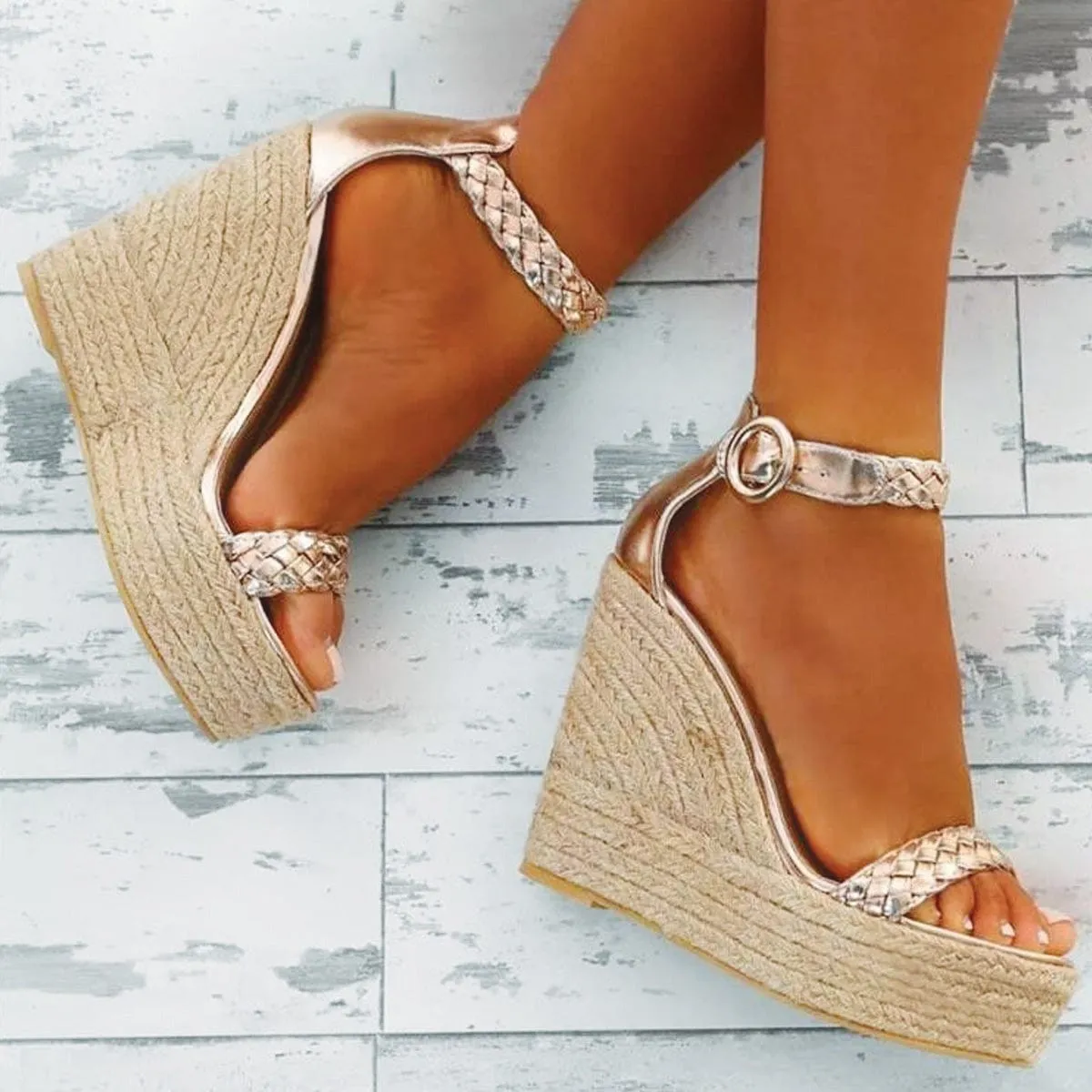 Minimalist Wedge Sandals