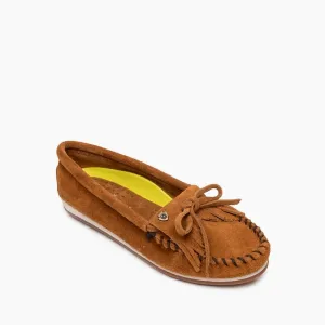 'Minnetonka' Women's Kilty Plus Moccasin - Brown