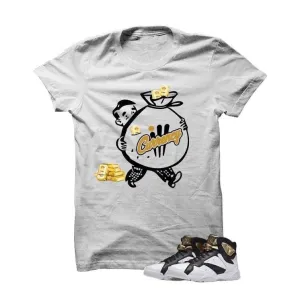 Money Bags Champagne7s White T Shirt