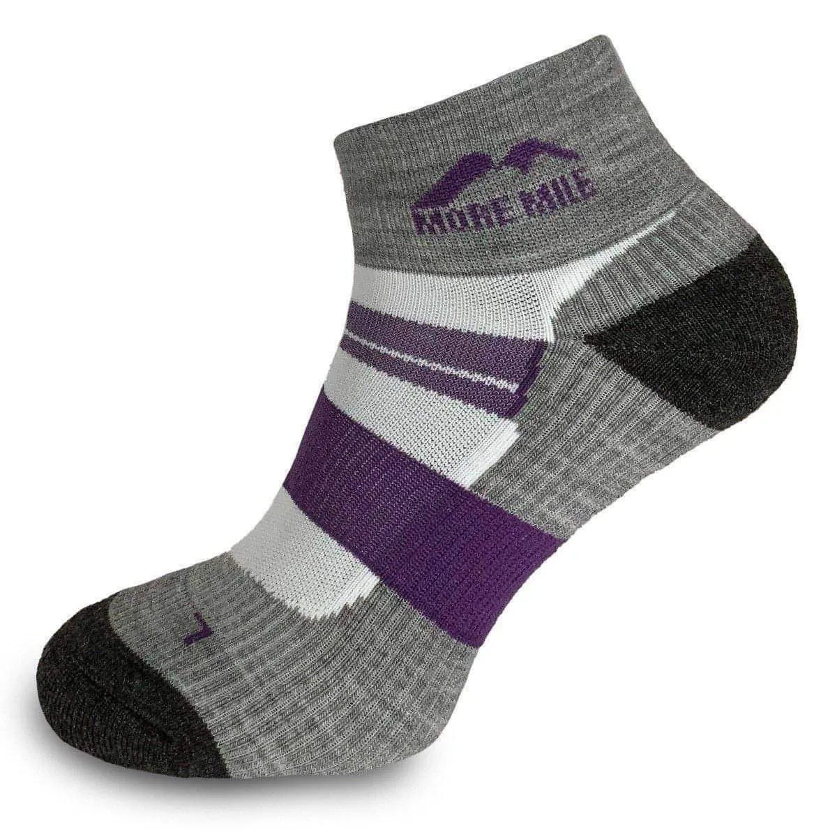 More Mile Endurance Womens Running Socks - Grey