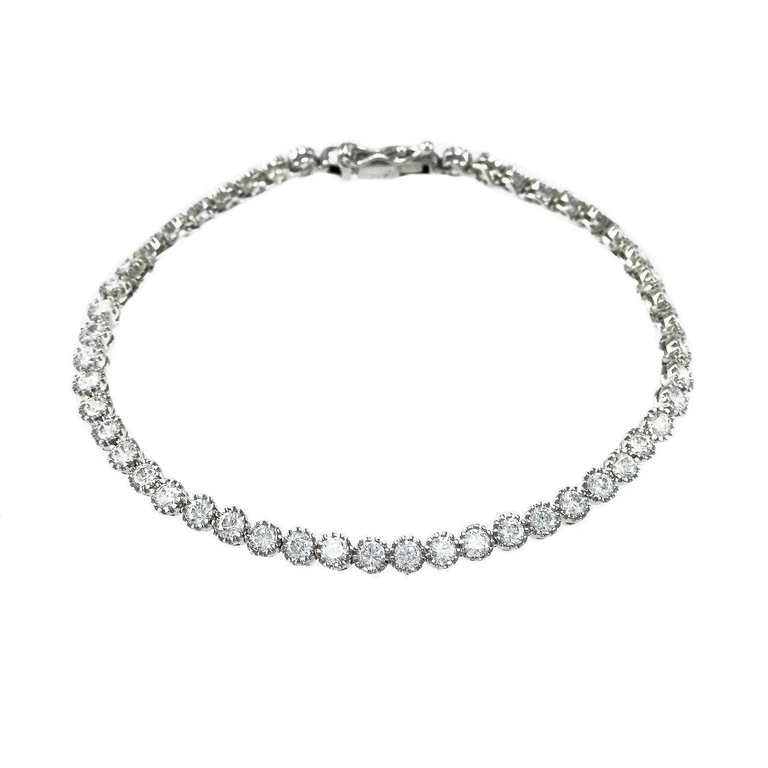 Moreenie Round Tennis Bracelet – 7in | 13ct