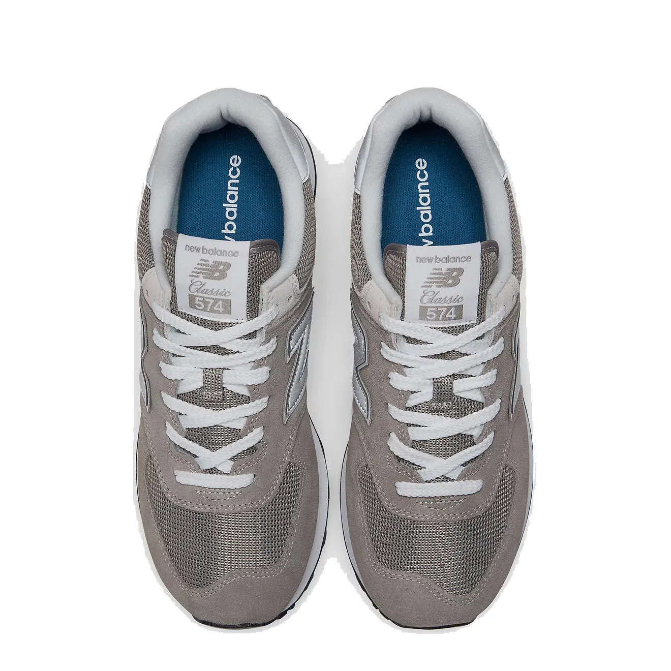 New Balance 574 Trainers Grey / White