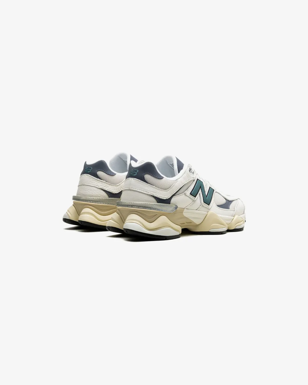 New Balance 9060 White New Spruce Teal Sneakers