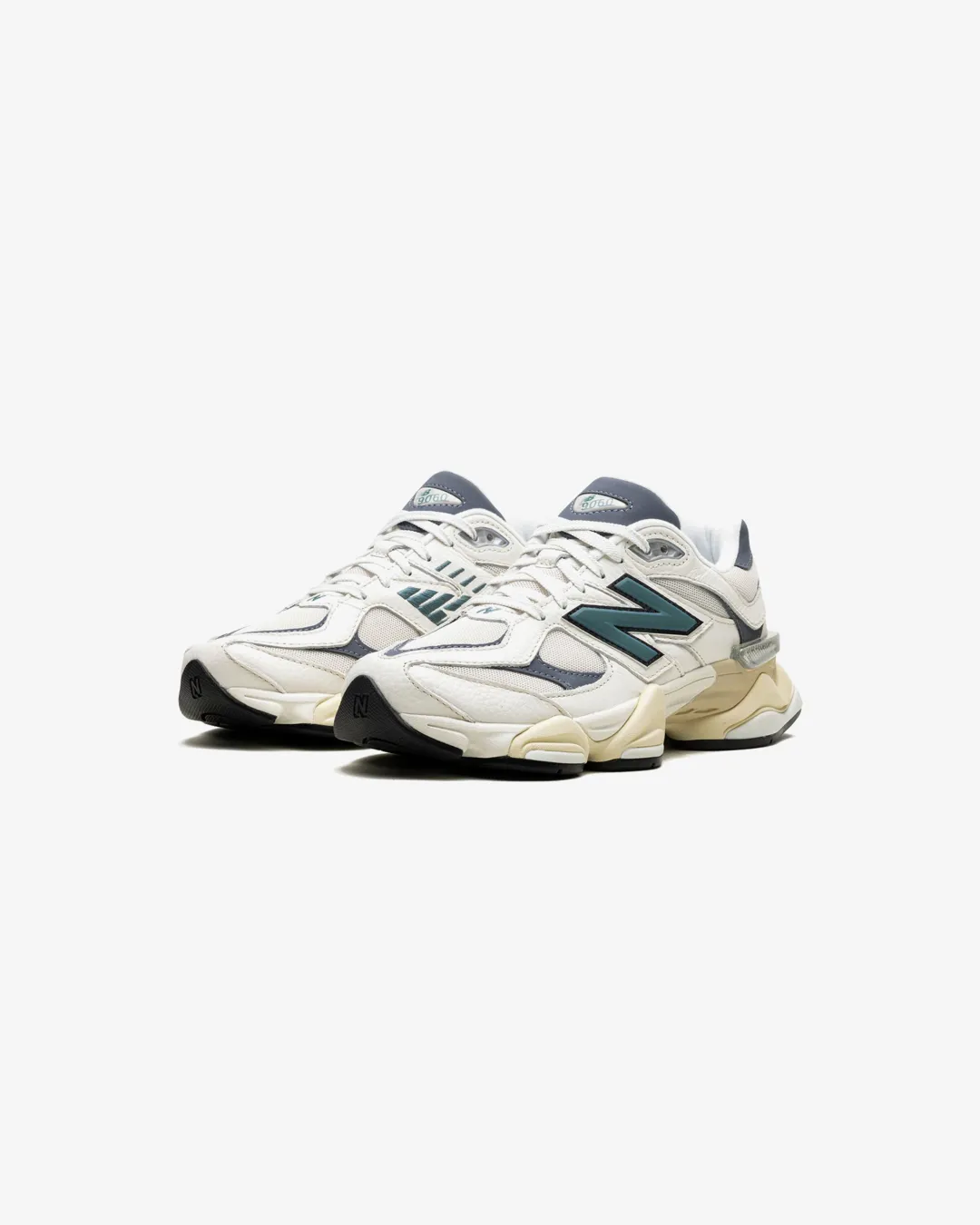 New Balance 9060 White New Spruce Teal Sneakers