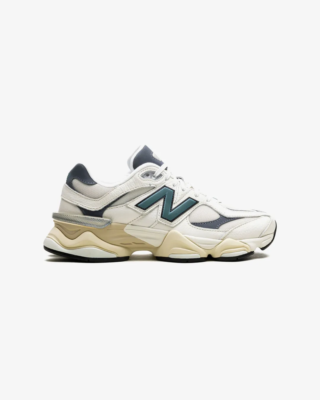 New Balance 9060 White New Spruce Teal Sneakers