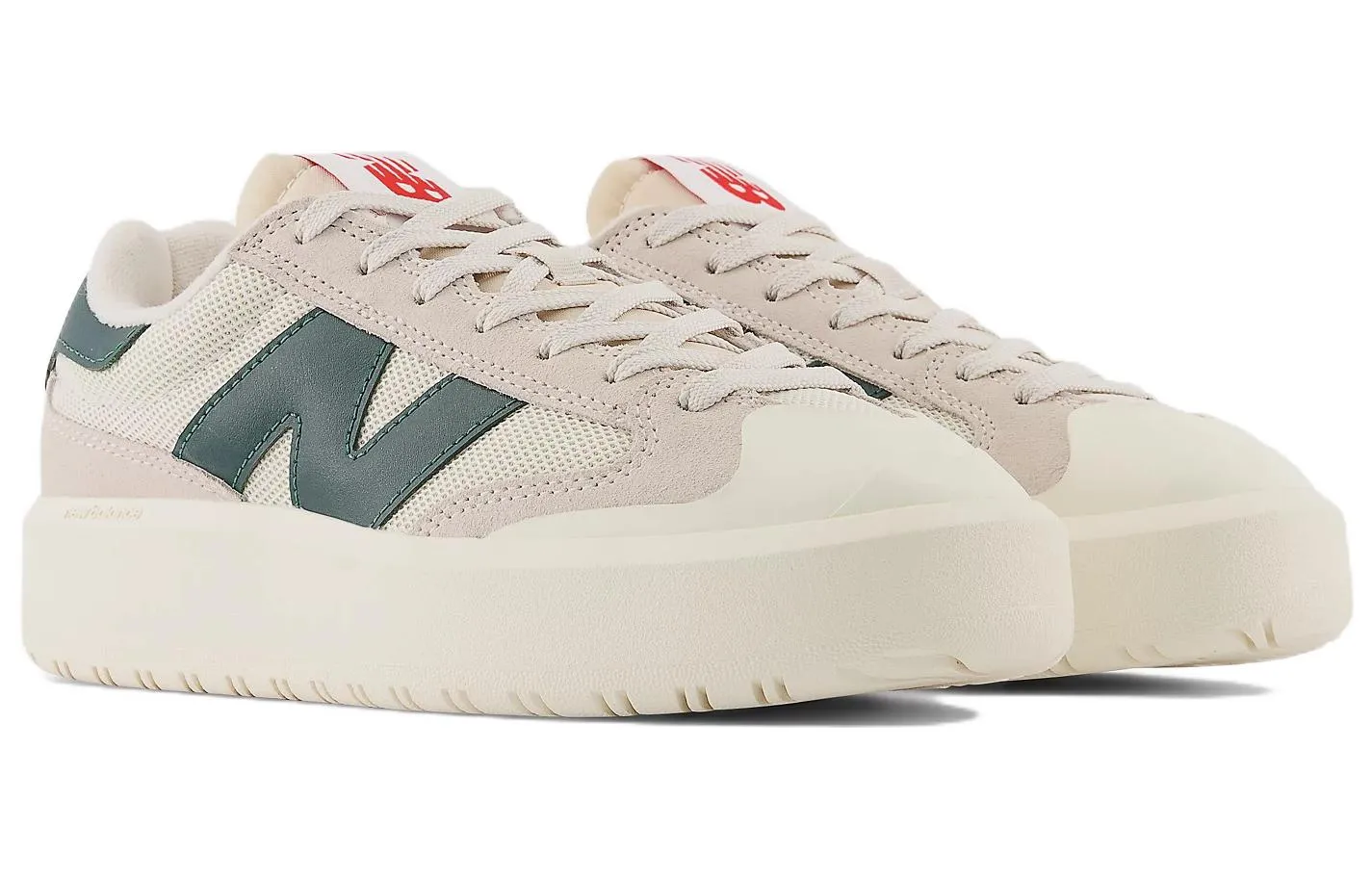 New Balance CT302 sneakers, beige/green