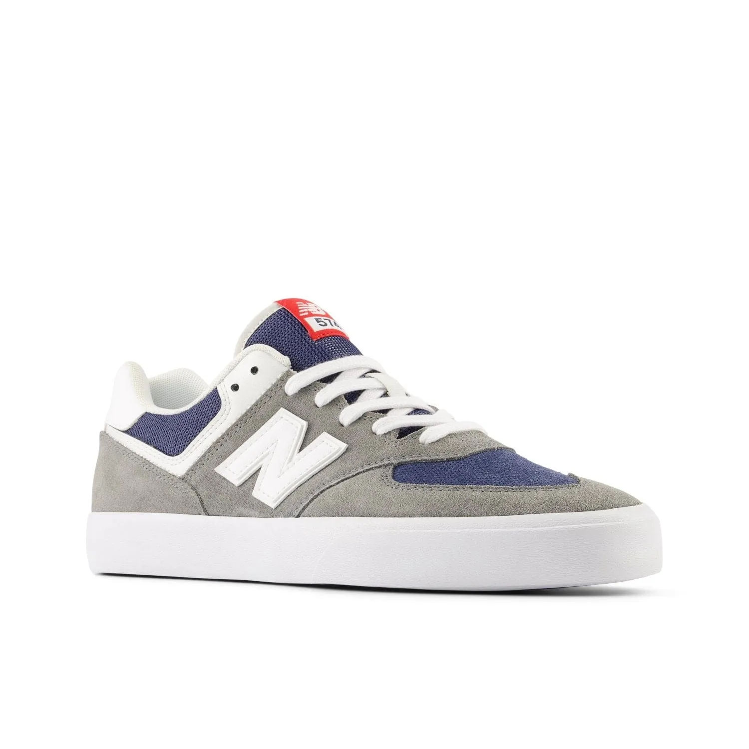 New Balance Numeric 574 Vulcanized Shoes Grey/White