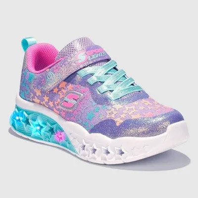 New - S Sport by Skechers Girls Light-Up Fashion Sneakers Glitter Sparkly