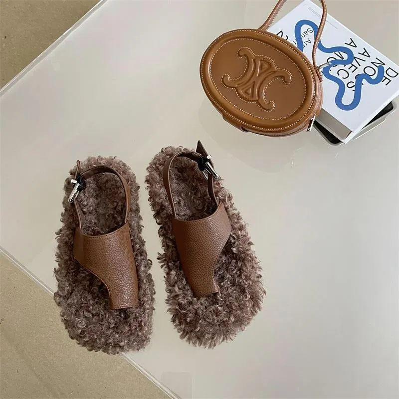 NewThick Bottom Fashionable Clip Toe Sandals