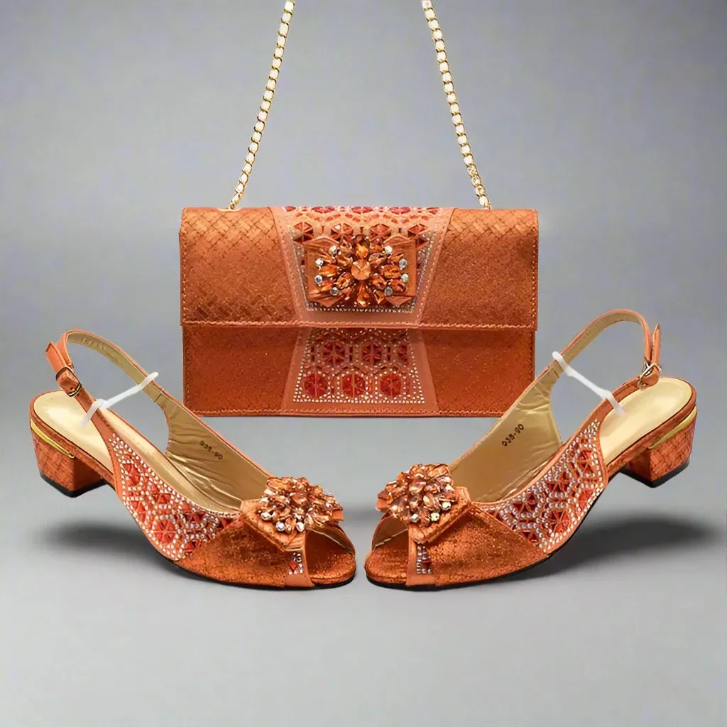 Nigerian Fashion Bag and Shoe Set