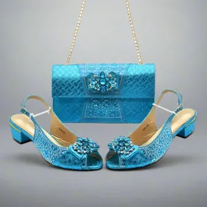 Nigerian Fashion Bag and Shoe Set