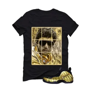 Nike Air Foamposite Pro Metallic Gold Black T (Pacino)