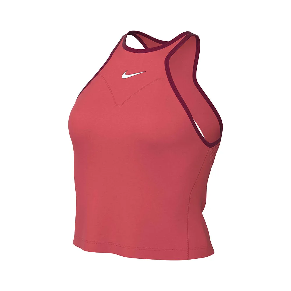 Nike Court Dri-Fit Slam Tank (Women's) - Ember Glow/Noble Red/White