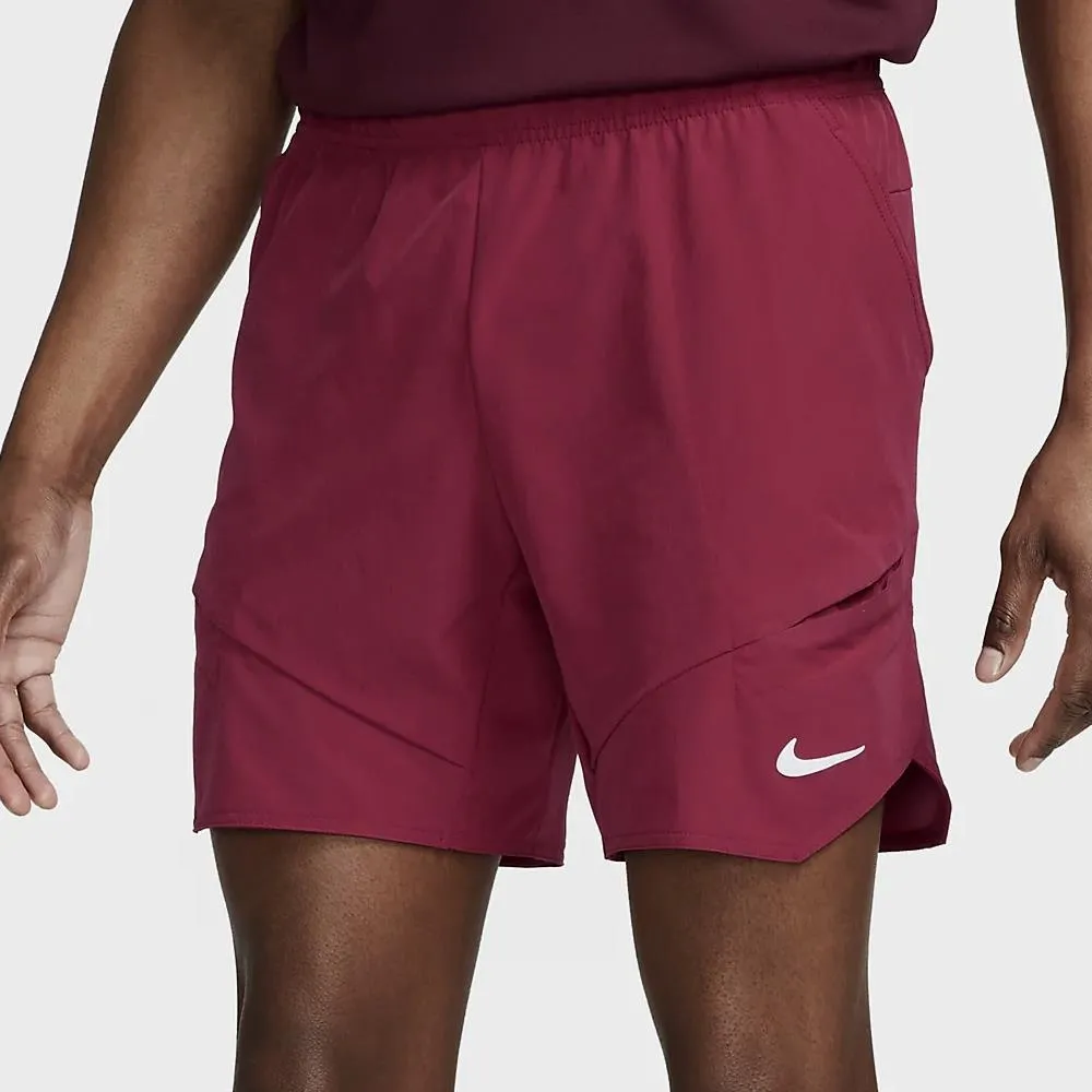 Nike Men's Advantage 7" Short - Noble Red/White