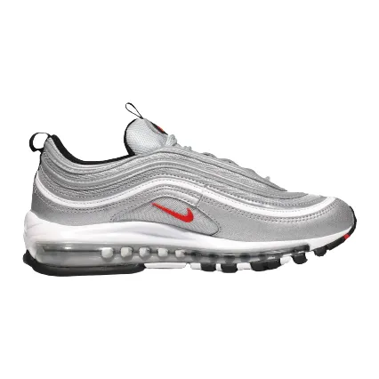 Nike Men's Air Max 97 OG Shoes - Metallic Silver / University Red / Black