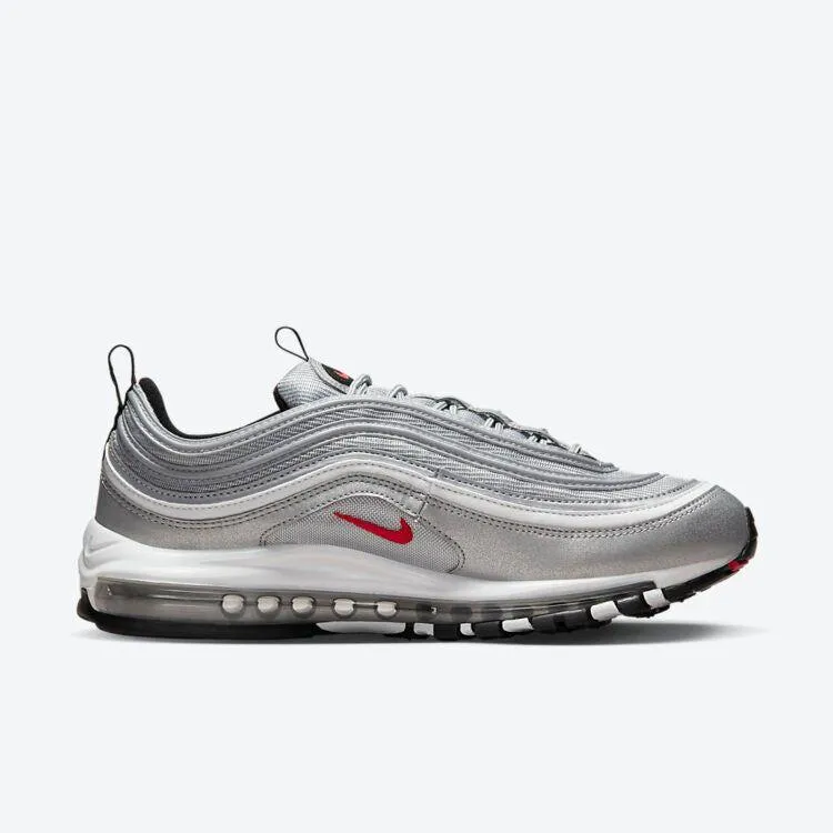 Nike Men's Air Max 97 OG Shoes - Metallic Silver / University Red / Black