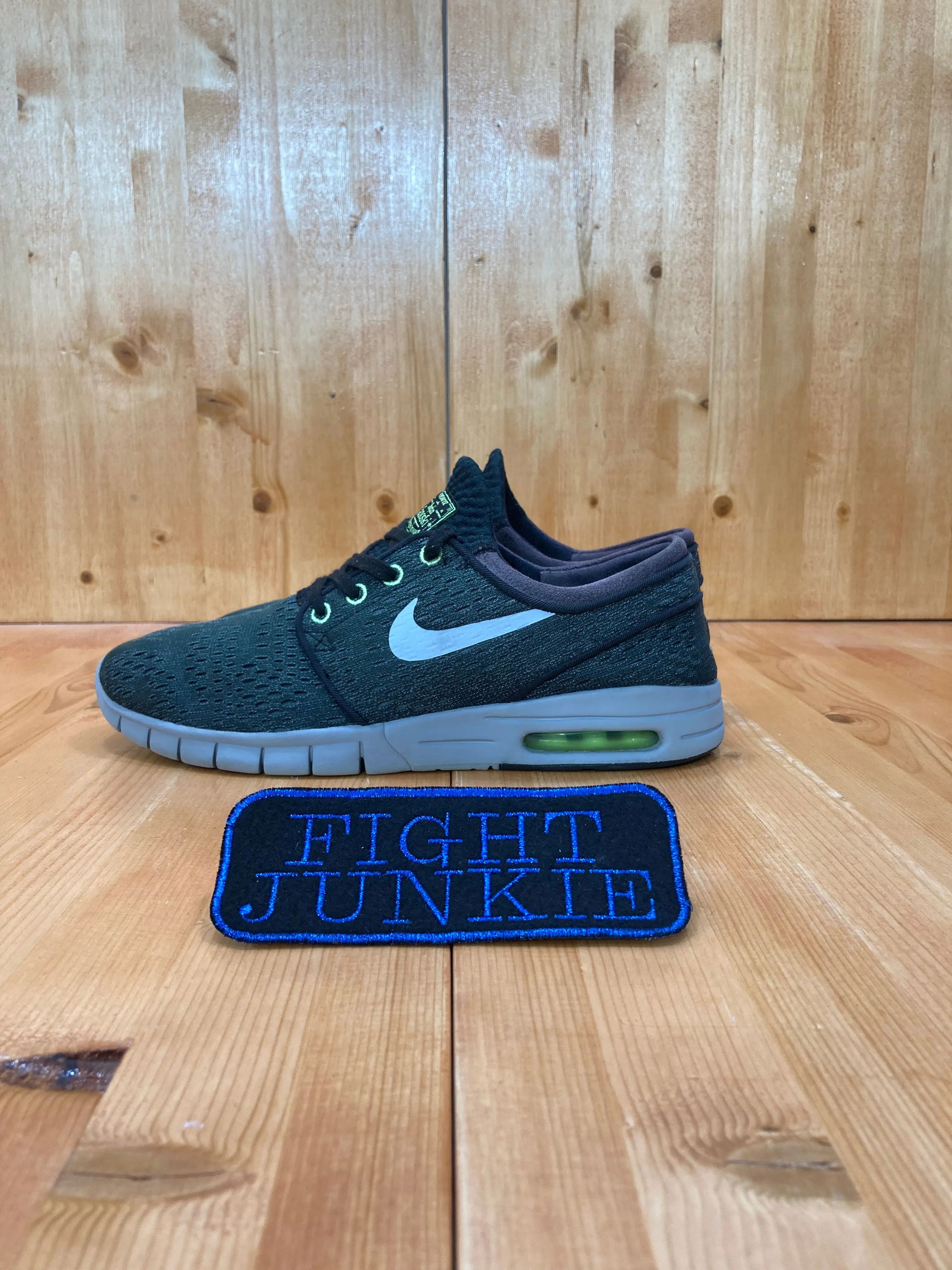 NIKE SB STEFAN JANOSKI MAX Men Size 9.5 Skateboarding Shoes Sneakers Dark Gray 631303-002