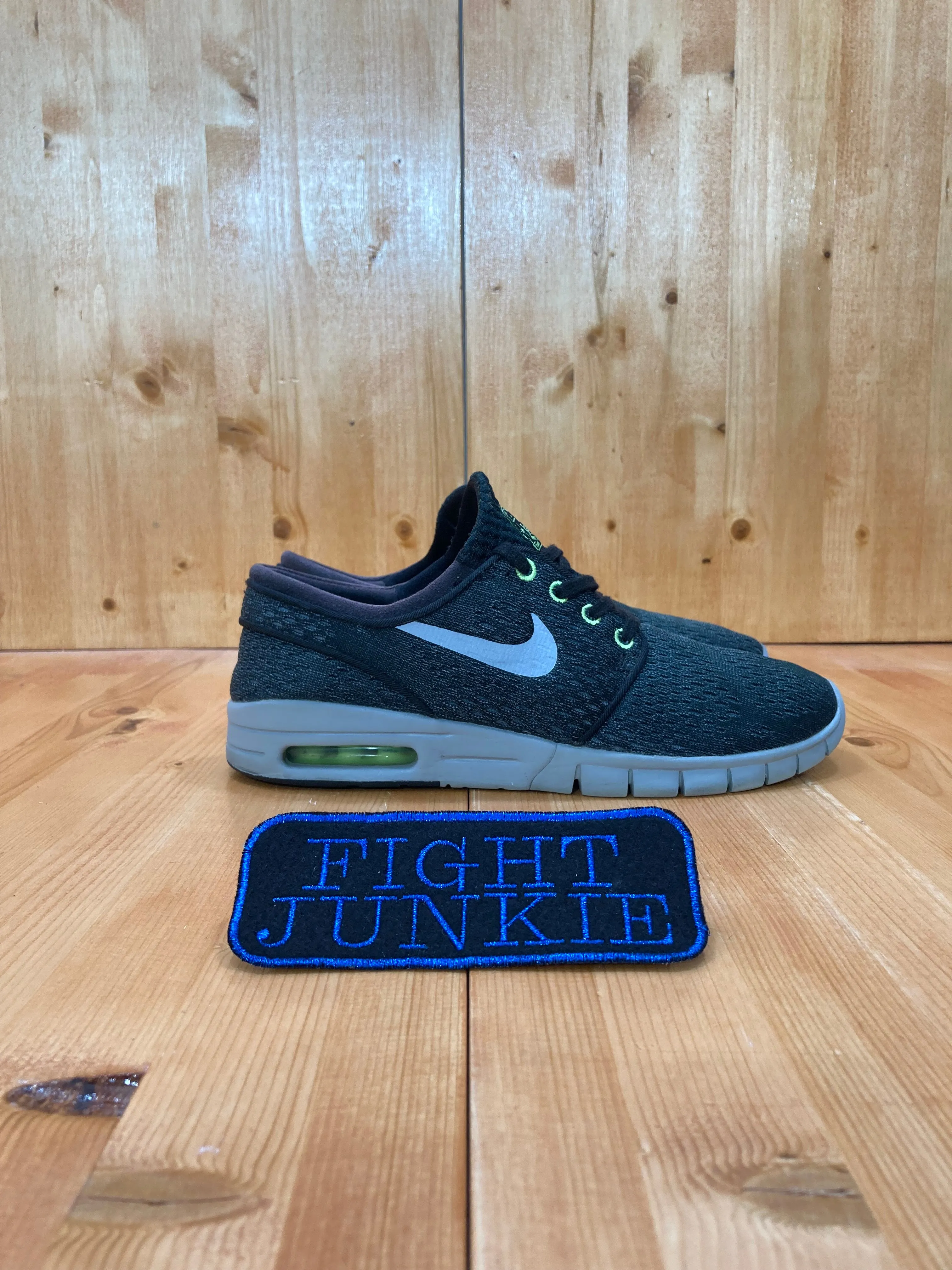 NIKE SB STEFAN JANOSKI MAX Men Size 9.5 Skateboarding Shoes Sneakers Dark Gray 631303-002